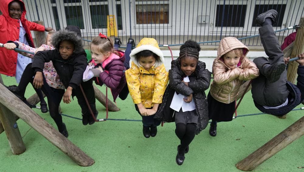 Catholic school in London fights COVID fallout with laptops, bean bags