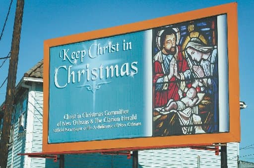 New Orleans billboard campaign reminds all to ‘Keep Christ in Christmas’