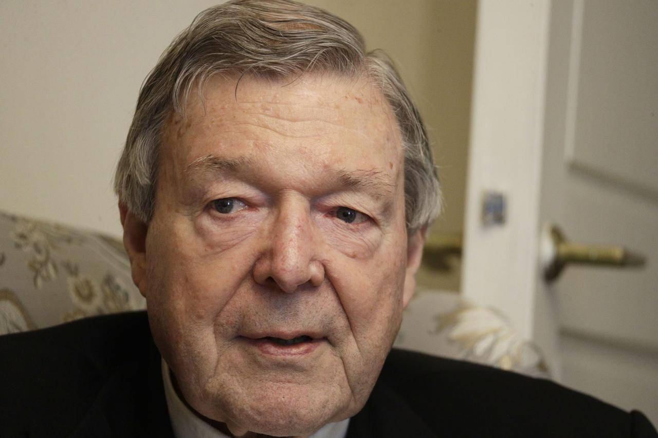 Australian Cardinal George Pell in Rome on May 20, 2021. (Credit: Gregorio Borgia/AP.)