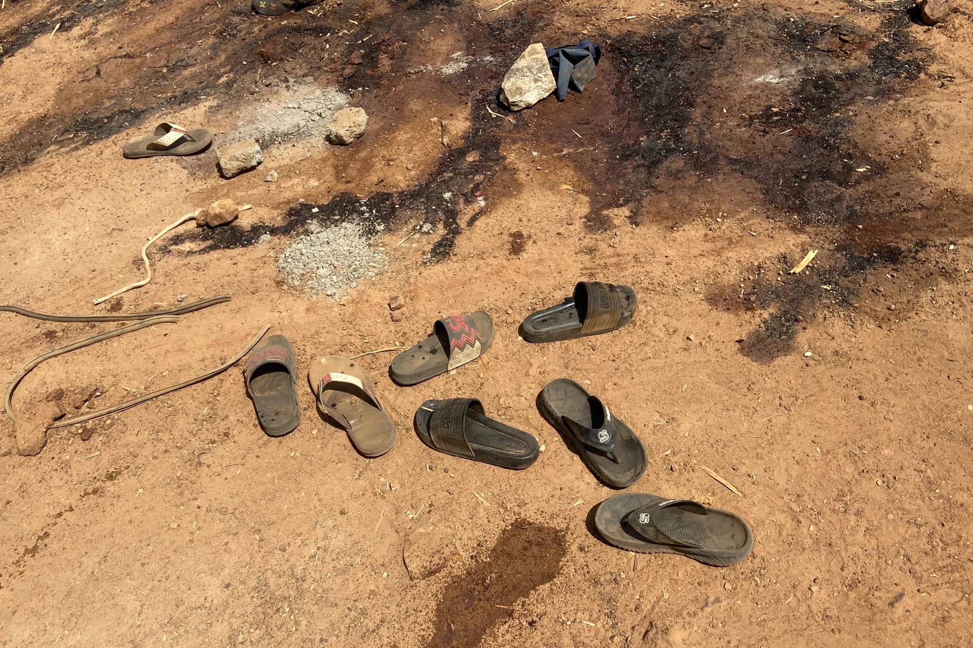 The attacked village of Woro, Nigeria, on Feb. 5, 2026. (Credit: Musa Salim/AP.)