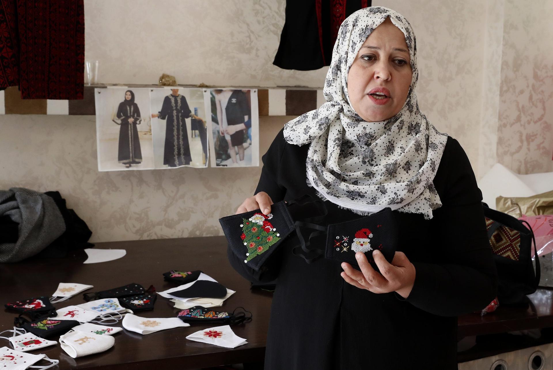 Christmas opens new market for small Gaza sewing business