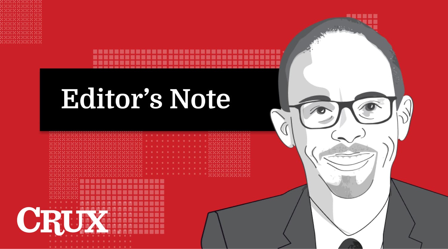 An apology for a Crux failure in editorial judgment