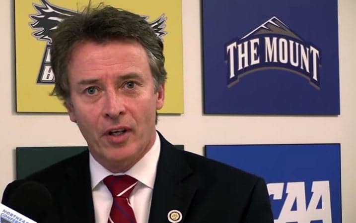 Simon Newman, president of Mount St. Mary's University. (YouTube)
